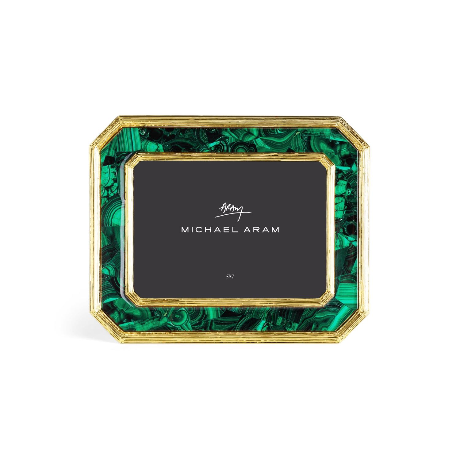 MICHAEL ARAM Frame Malachite 5x7