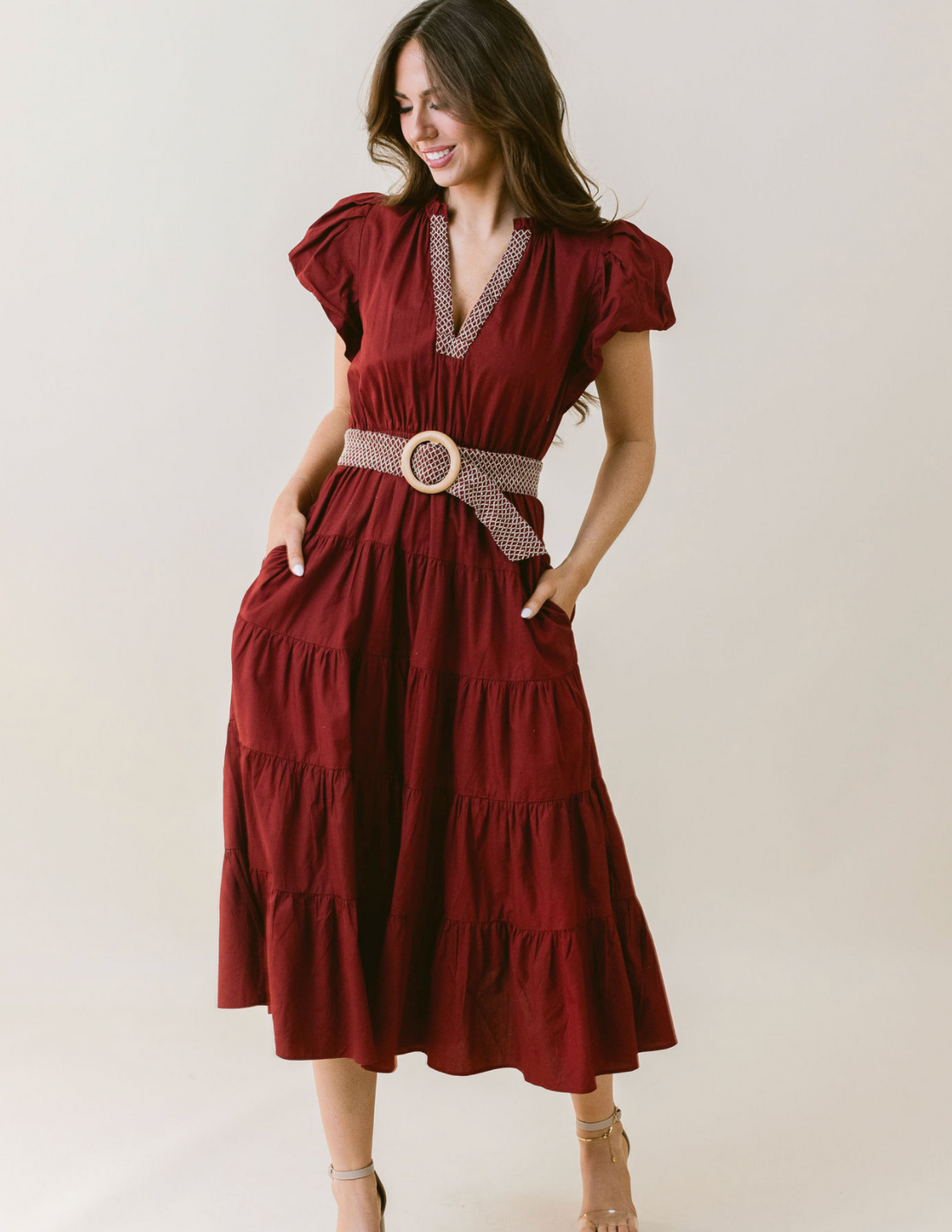 LAROQUE Daphne Dress Garnet