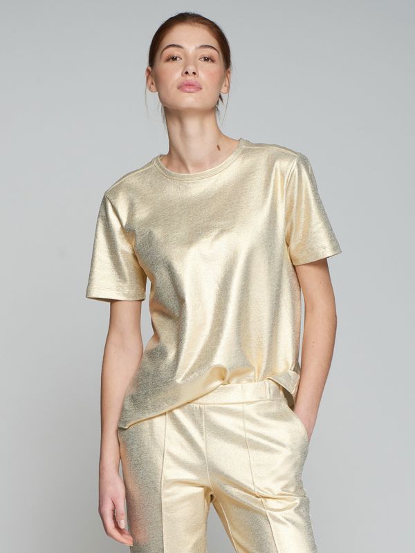 VILAGALLO Metallic Gold T-Shirt