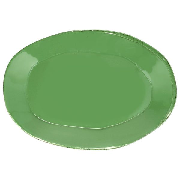 VIETRI Lastra Green Oval Platter