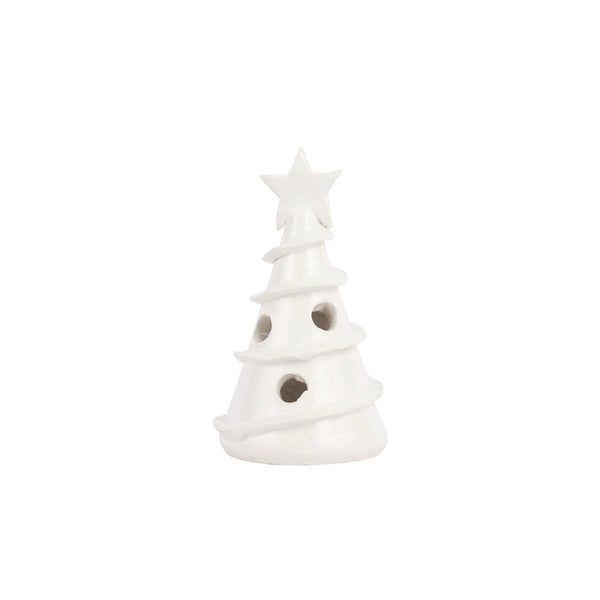 VIETRI Foresta white mini swirl tree