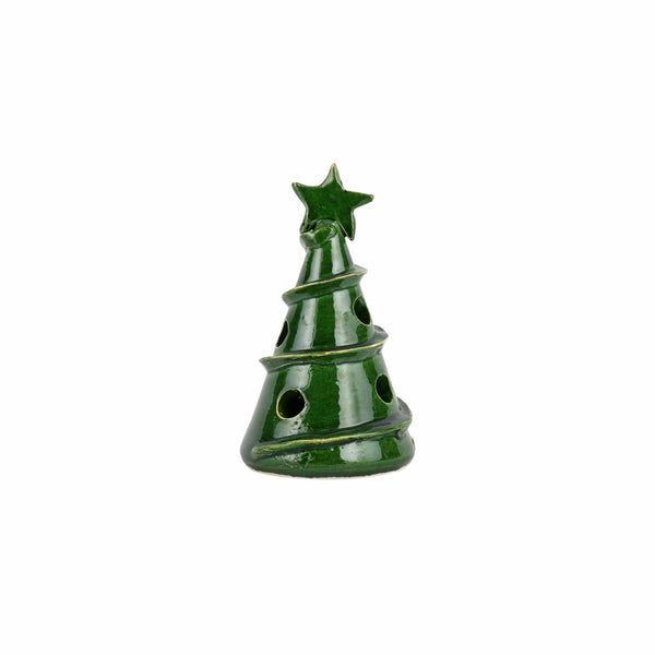 VIETRI Foresta green mini swirl tree