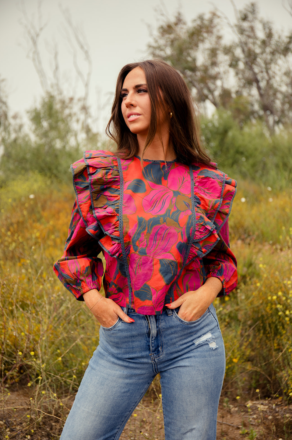 LAROQUE Claire blouse bordeaux