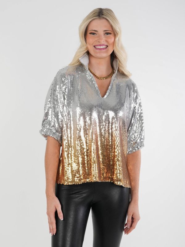 EMILY MCCARTHY Poppy Pullover - Ombre Sequins