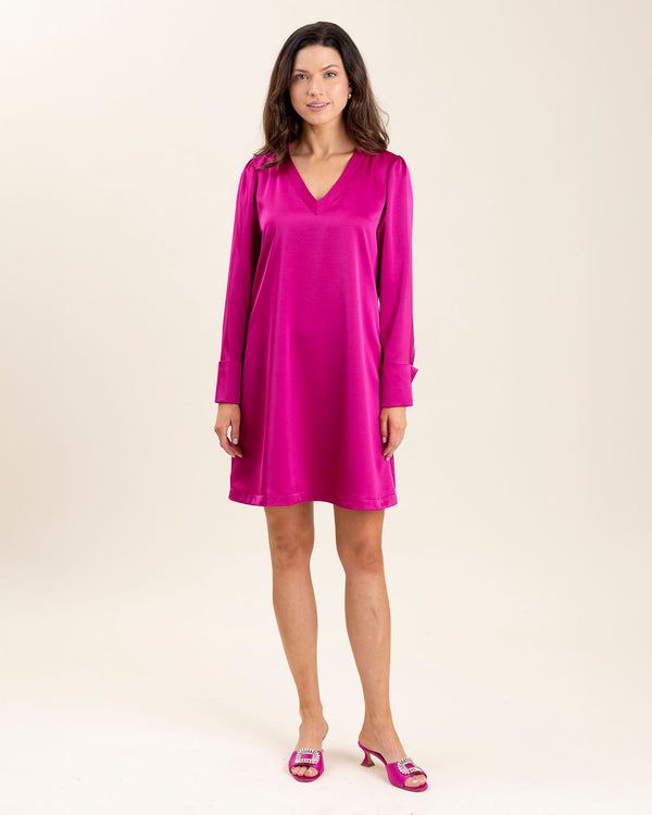 S&#39;EDGE Alden Dress- Opera Pink
