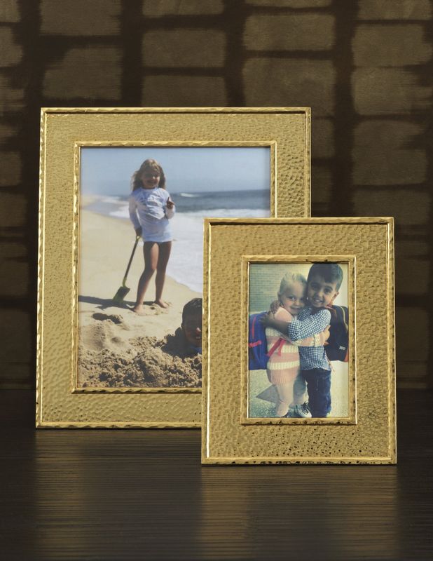 MICHAEL ARAM Gold Hammertone Frame 5x7
