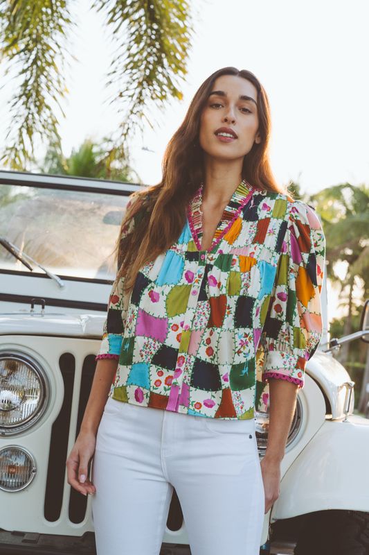 ALDEN ADAIR Blake Top Al Fresco