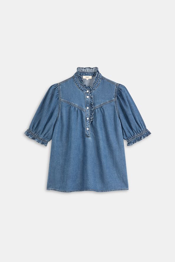 SUNCOO Louise Top Bleu Jeans