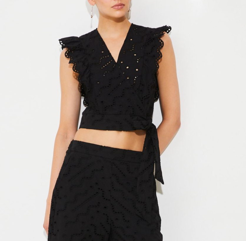 SUNCOO Lila top Noir