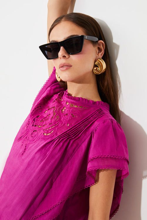 SUNCOO Clody dress violet