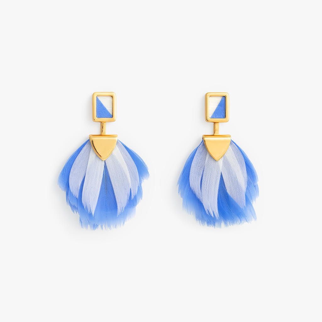 BRACKISH Venice Bay Bezel Drop Earring