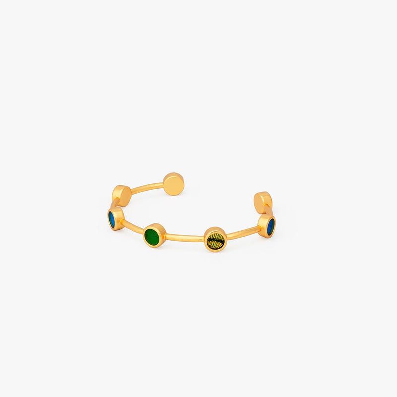 BRACKISH Rock Sound Multi Bezel Cuff