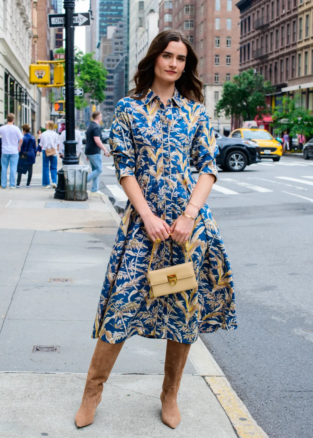 ELIZABETH JAMES Carter Dress Foliage