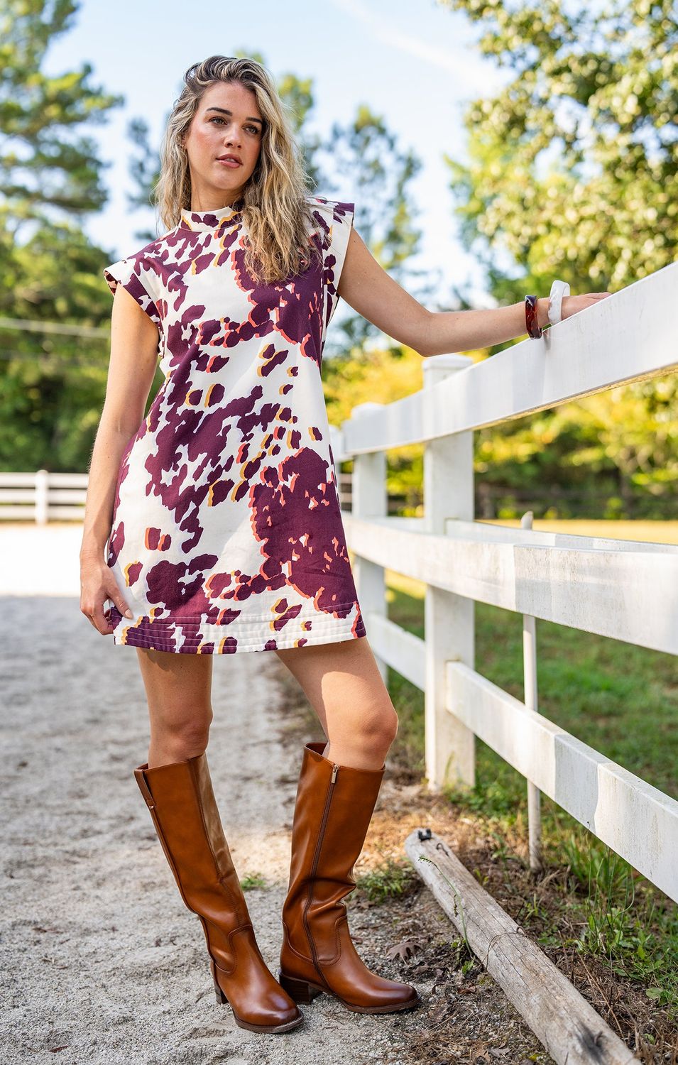 CROSBY Beatrix Dress Palomino