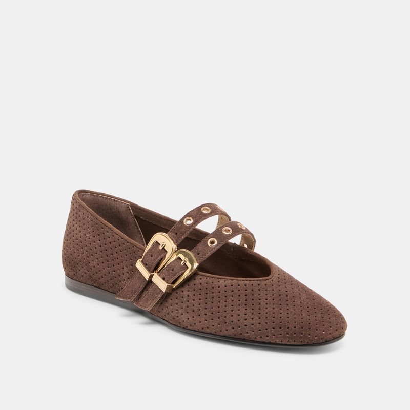 DOLCE VITA Baylee Ballet Flat Dark Brown
