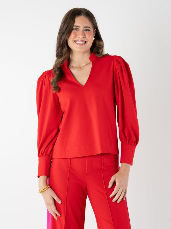 EMILY MCCARTHY Hampton Top High Risk Red