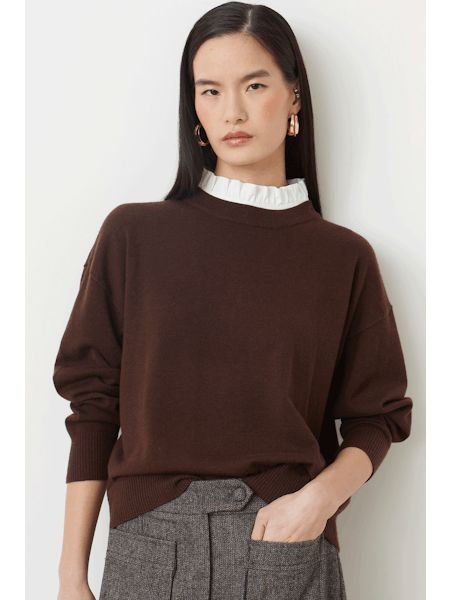 SUNCOO Picola Prune Knit Combo Jumper