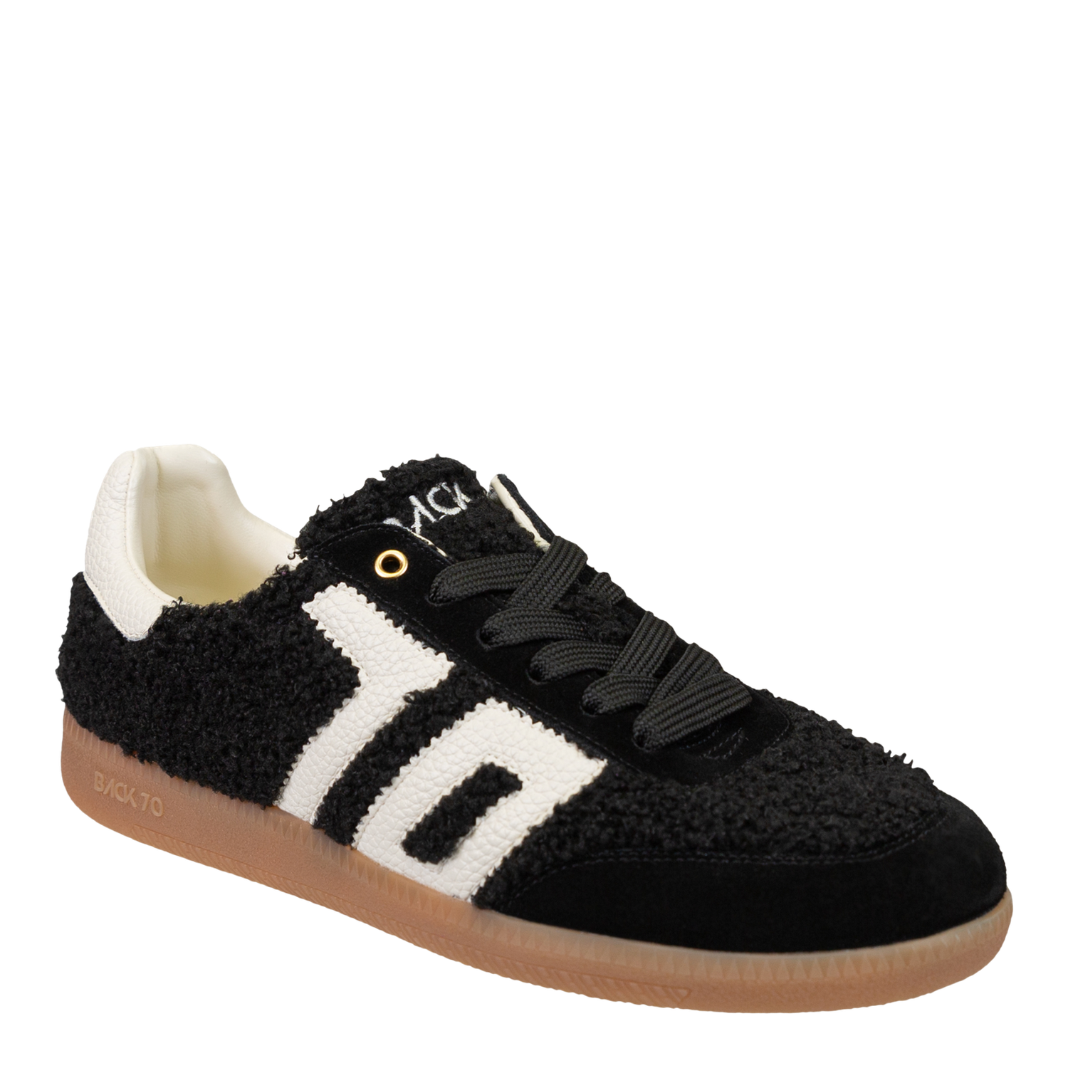 BACK70 Teddy Black White Sneaker