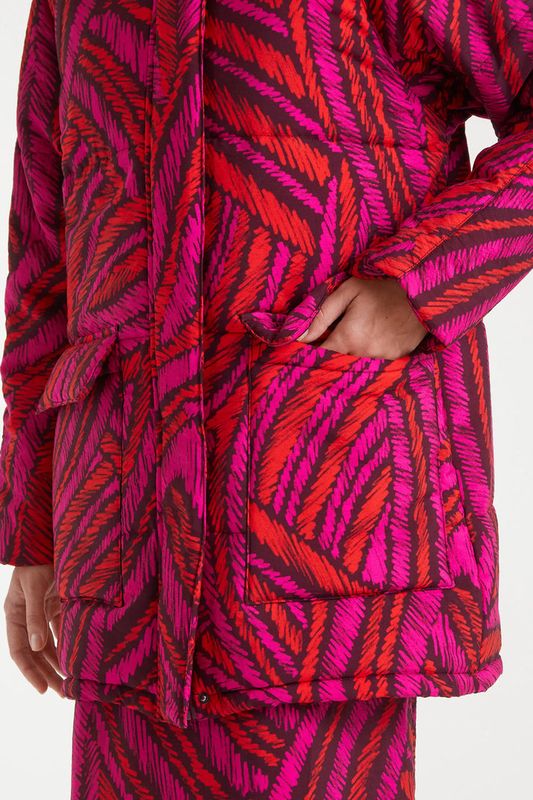 COMPANIA FANTASTICA Fedora Print Coat