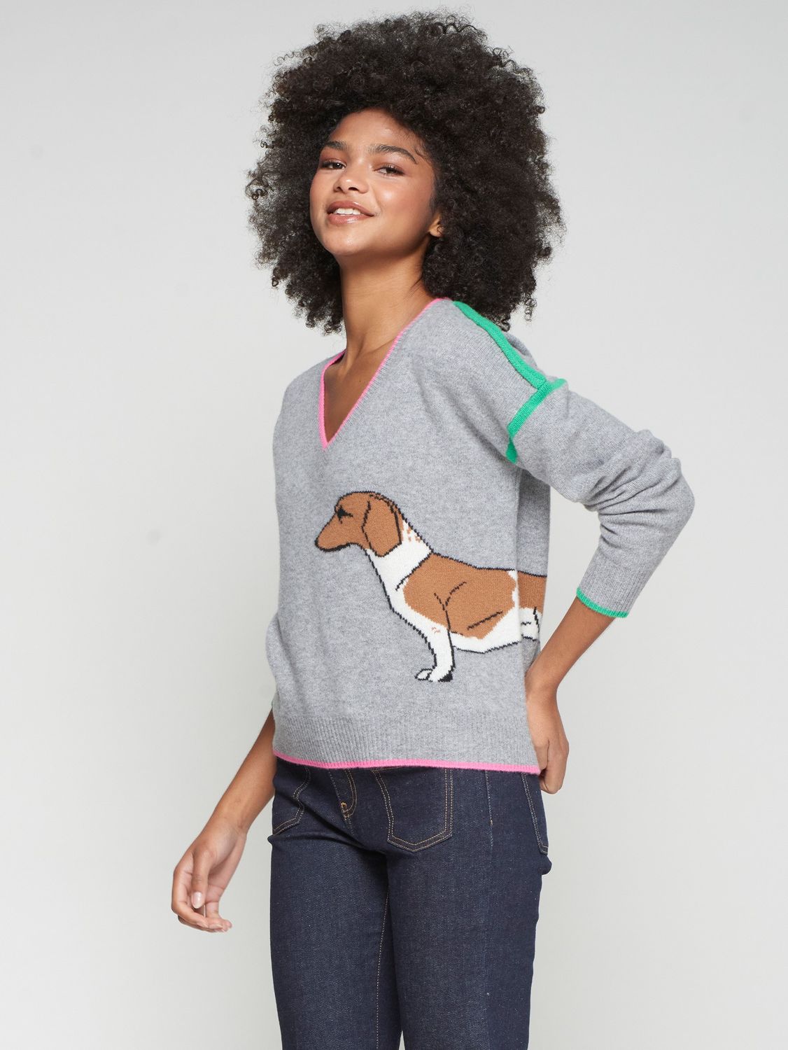 VILAGALLO Dachshund Sweater