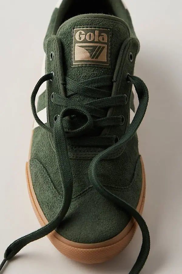 GOLA Badminton Suede Evergreen/ Off White/Gum