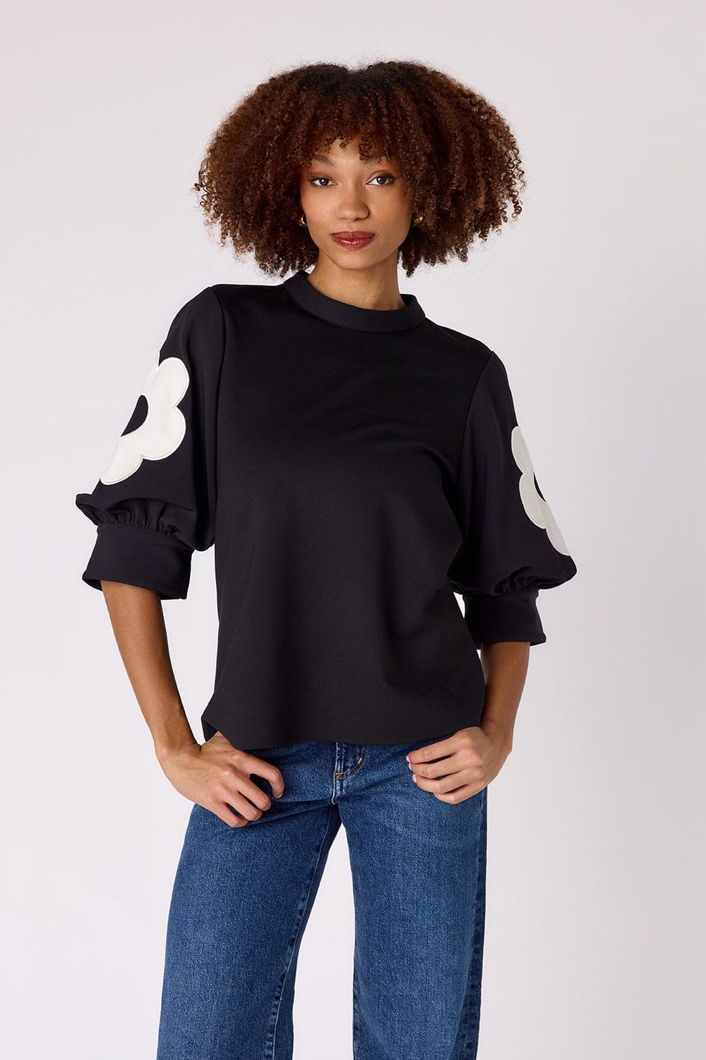 CROSBY Jonesy Top Black