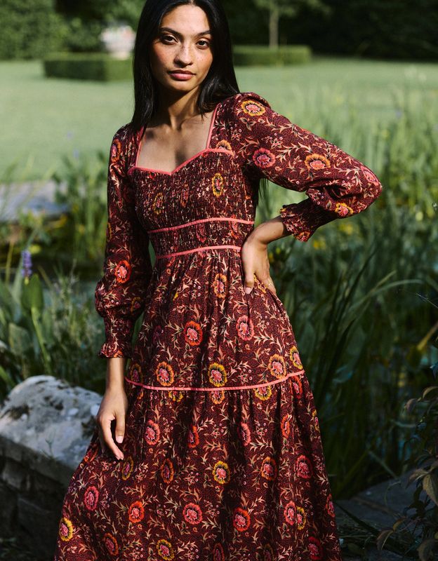 PINK CITY PRINTS Rachel Dress Jakarta floral