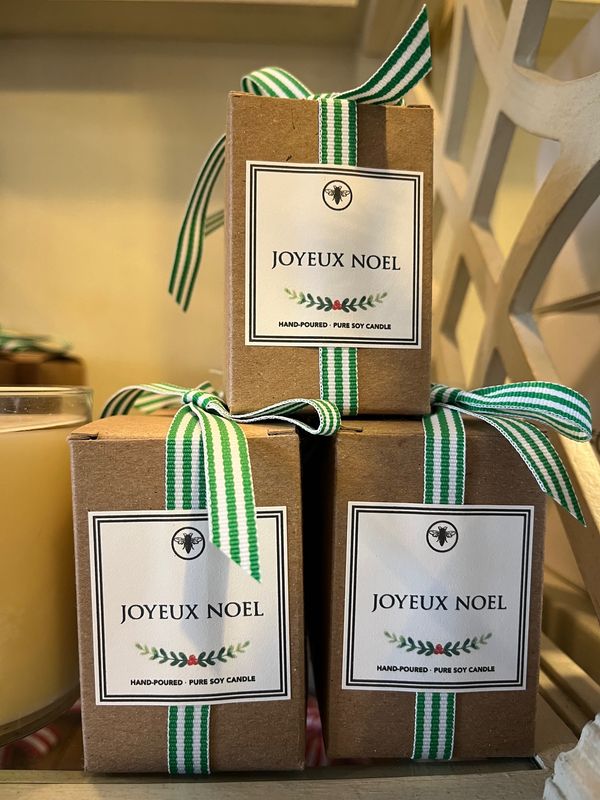 ELLA B. CANDLES Joyeux Noel Votive