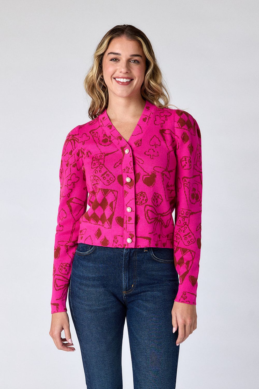 CROSBY Jovie Cardigan Game On CROSBY Jovie Cardigan Game On