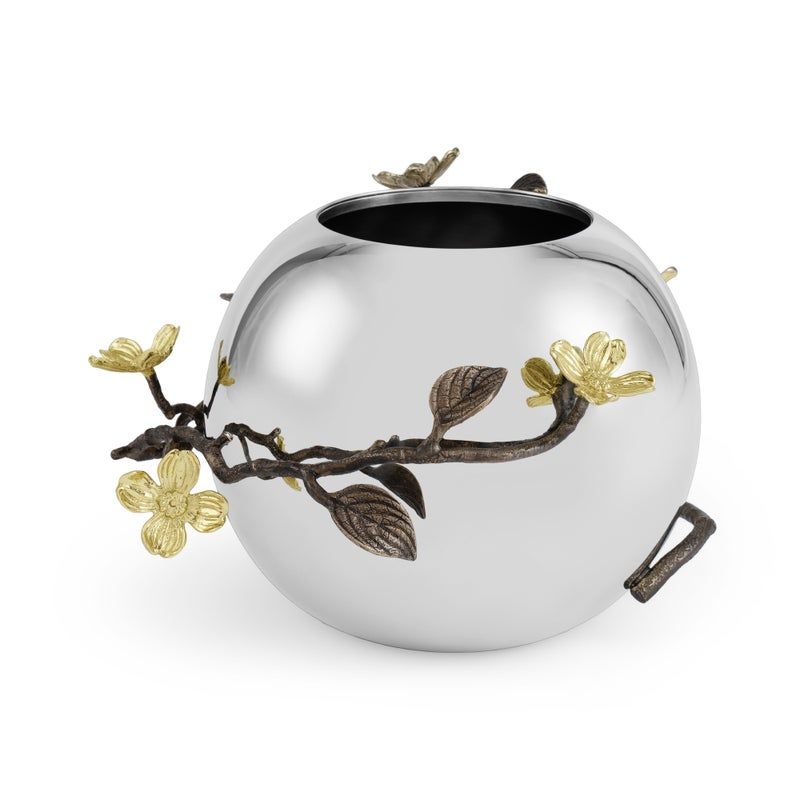 MICHAEL ARAM Dogwood rose bowl vase