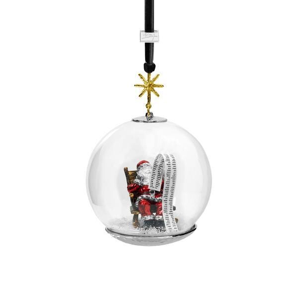 MICHAEL ARAM Santa Snow Globe Ornament MICHAEL ARAM Santa Snow Globe Ornament