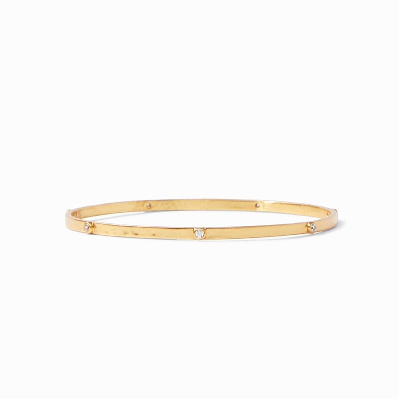 JULIE VOS Crescent Bangle Gold BG193 JULIE VOS Crescent Bangle Gold BG193