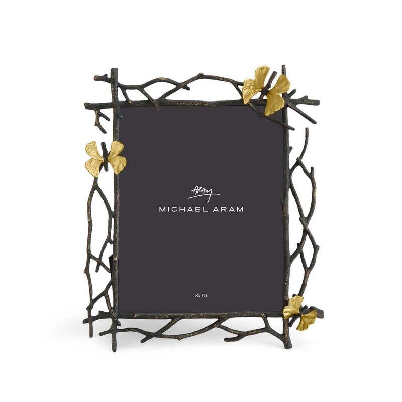 MICHAEL ARAM Frame Butterfly Ginkgo 8x10 MICHAEL ARAM Frame Butterfly Ginkgo 8x10