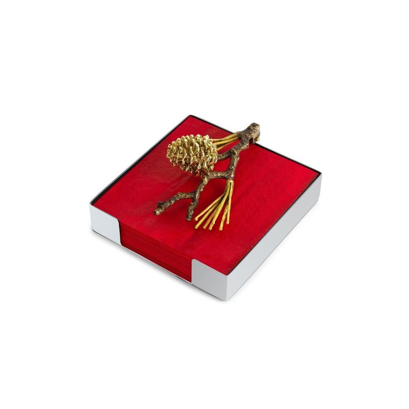 MICHAEL ARAM Pine cone napkin holder
