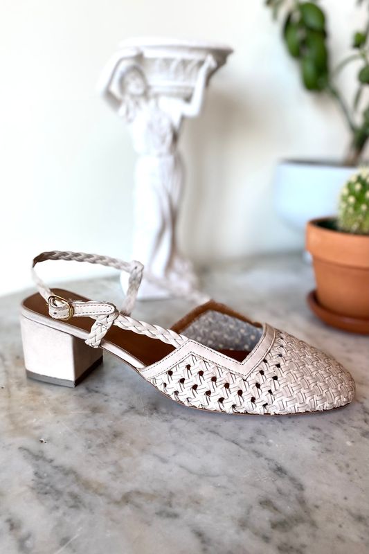 EMERSON FRY Frankie Walking Slingback Putty EMERSON FRY Frankie Walking Slingback Putty