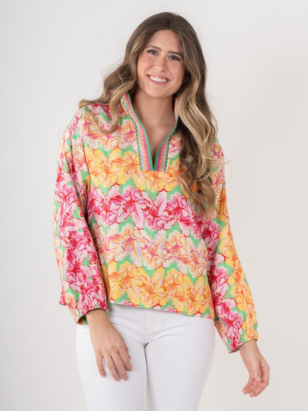 EMILY MCCARTHY Poppy Pullover in Azalea EMILY MCCARTHY Poppy Pullover in Azalea
