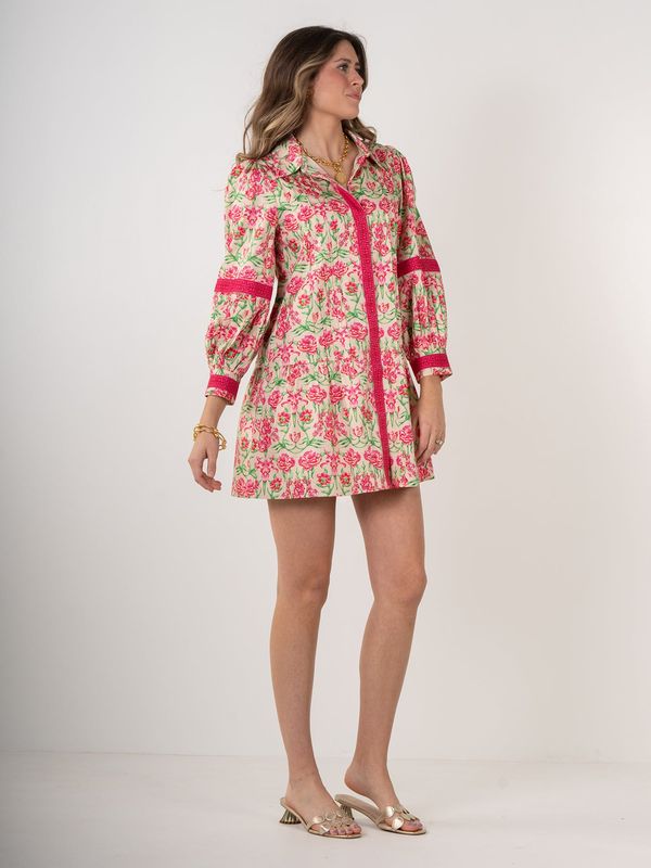 EMILY MCCARTHY Delany Dress in Garden Cheetah