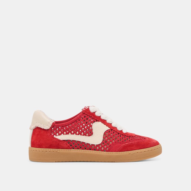 DOLCE VITA Notice Cherry Perforated Nubuck Sneaker