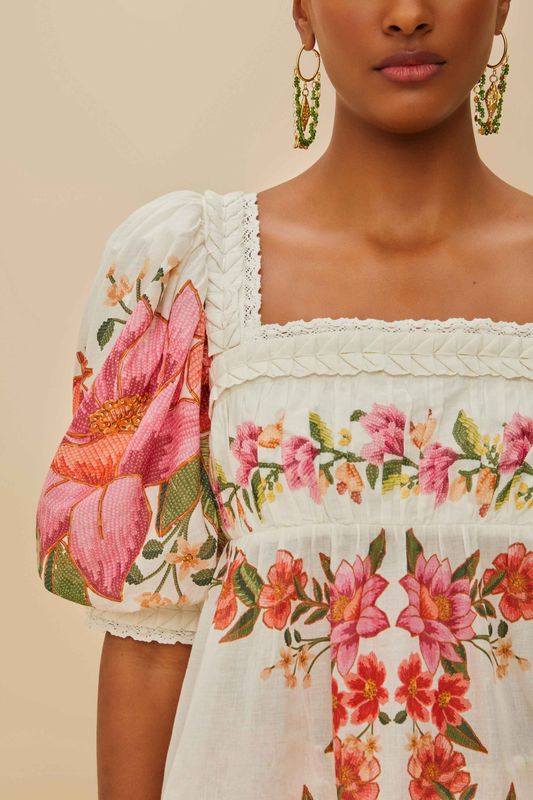 FARM RIO Summer fruit blouse