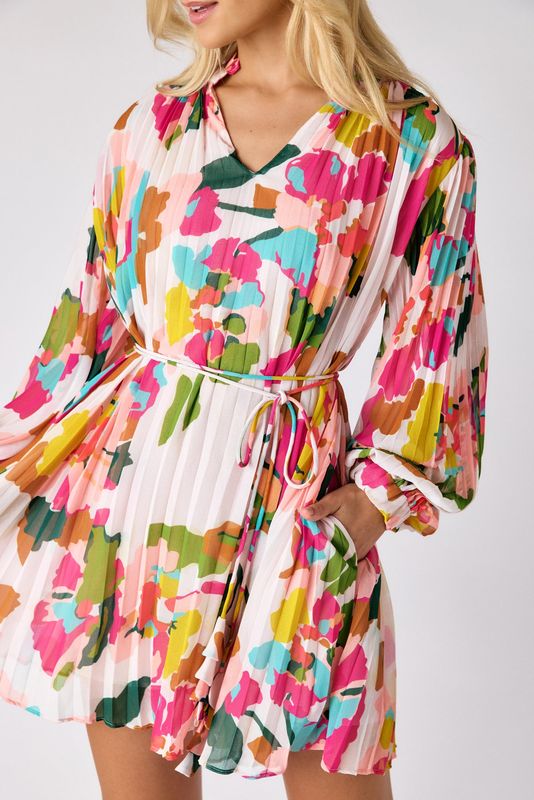 CROSBY Heidi Dress Botanic Blush