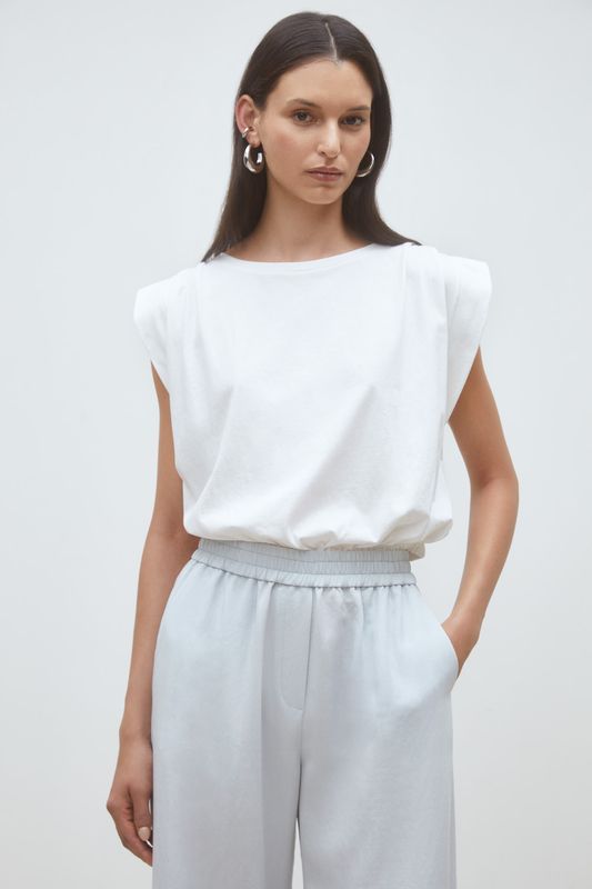SUNCOO Just Pantalon Bleu Ciel
