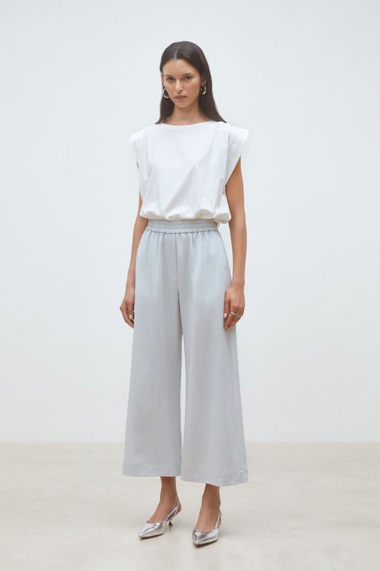 SUNCOO Just Pantalon Bleu Ciel SUNCOO Just Pantalon Bleu Ciel