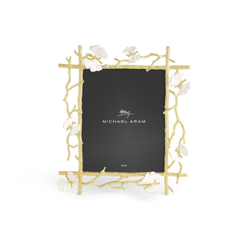 MICHAEL ARAM Butterfly Ginkgo gold 8x10 frame