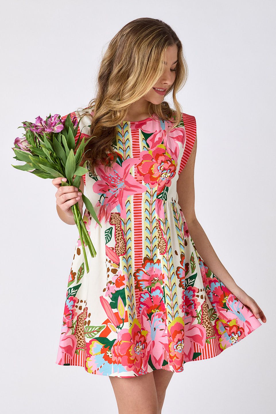 CROSBY Moxie Dress Wild Lily CROSBY Moxie Dress Wild Lily