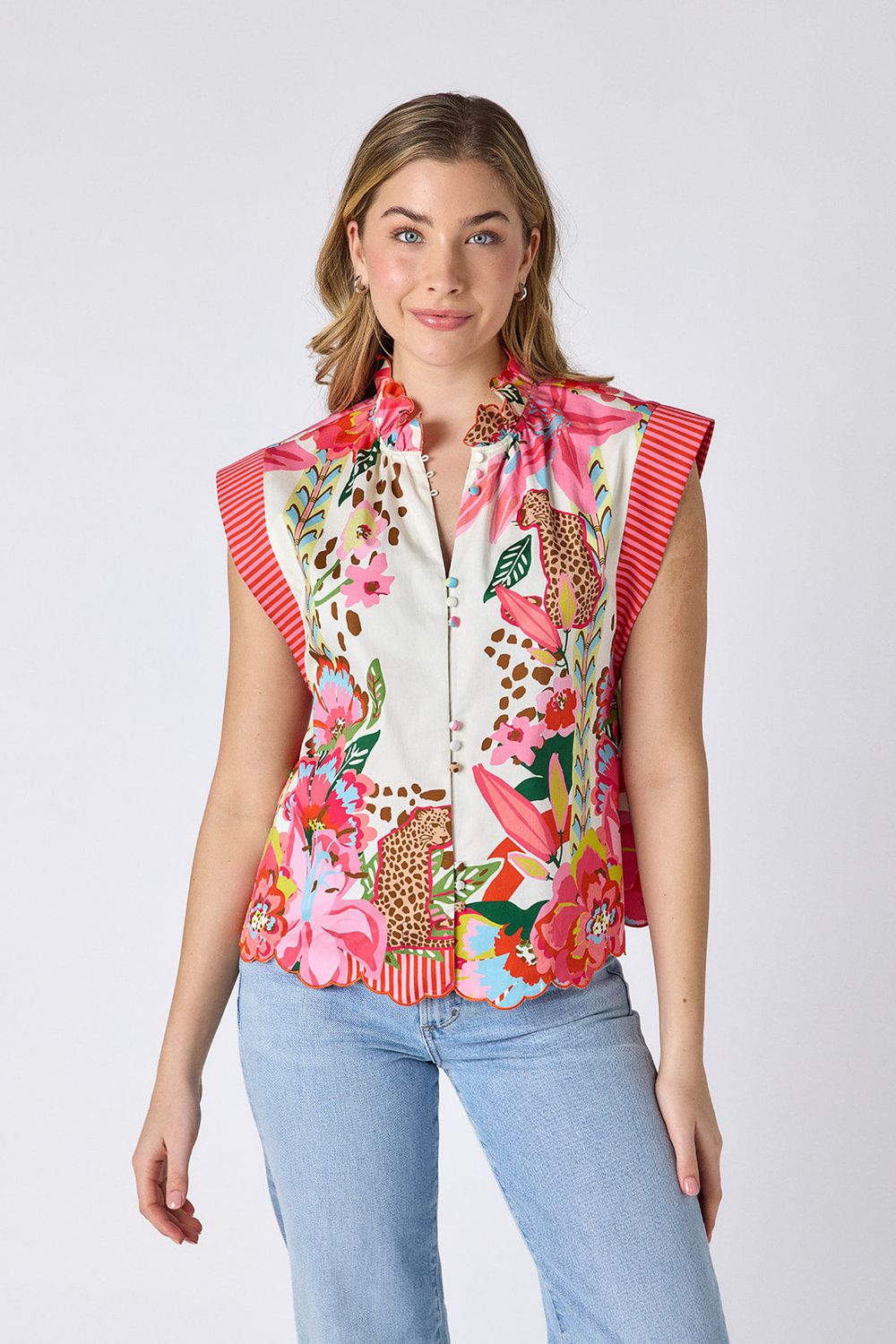 CROSBY Fritzy Top Wild Lily CROSBY Fritzy Top Wild Lily