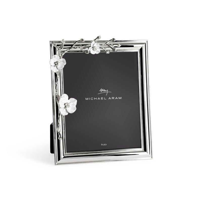 MICHAEL ARAM Silver Orchid 8x10 frame