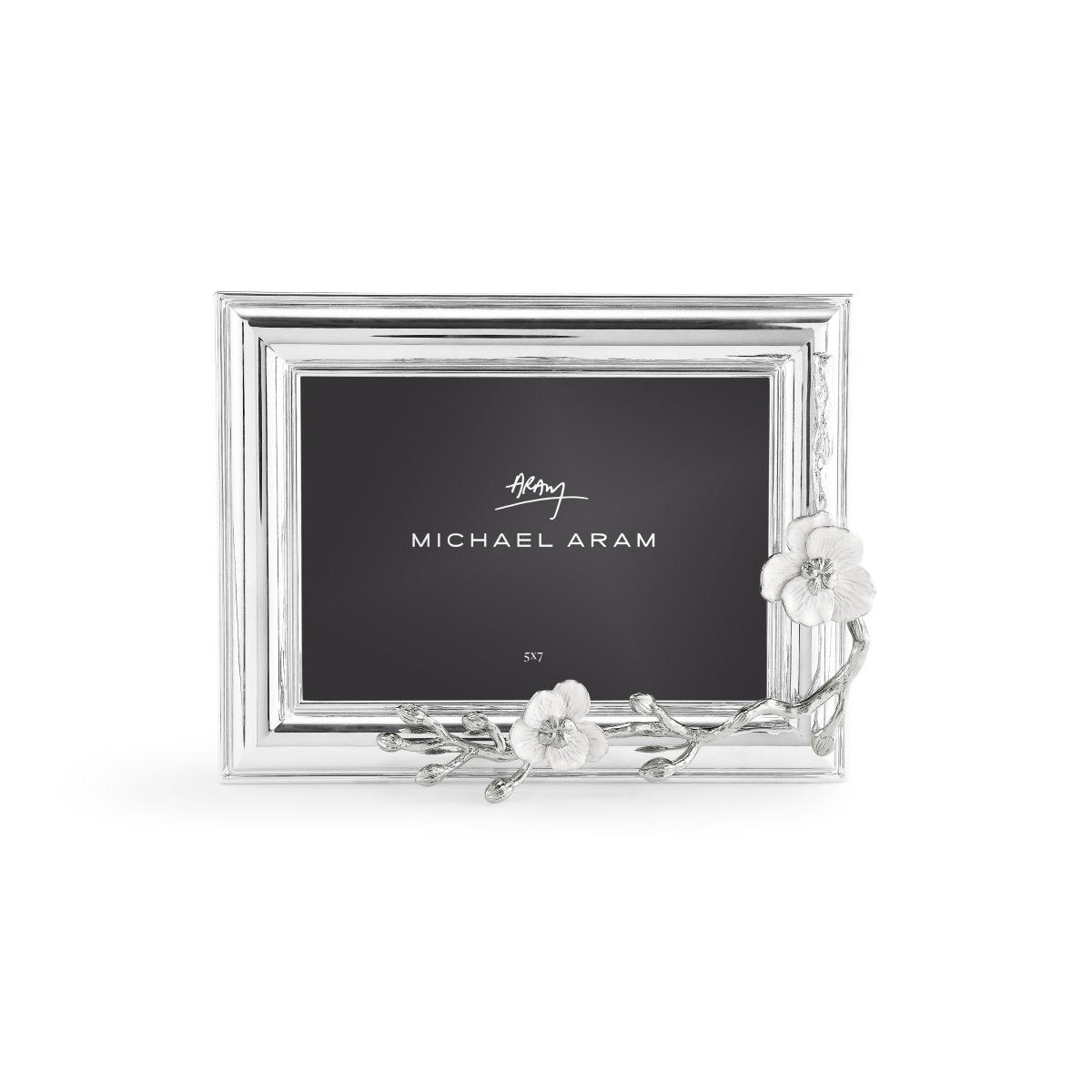 MICHAEL ARAM Silver Orchid 5x7 frame