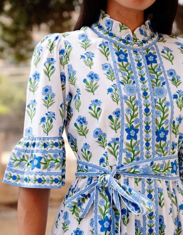 PINK CITY PRINTS Gemma Mini lapis meadow