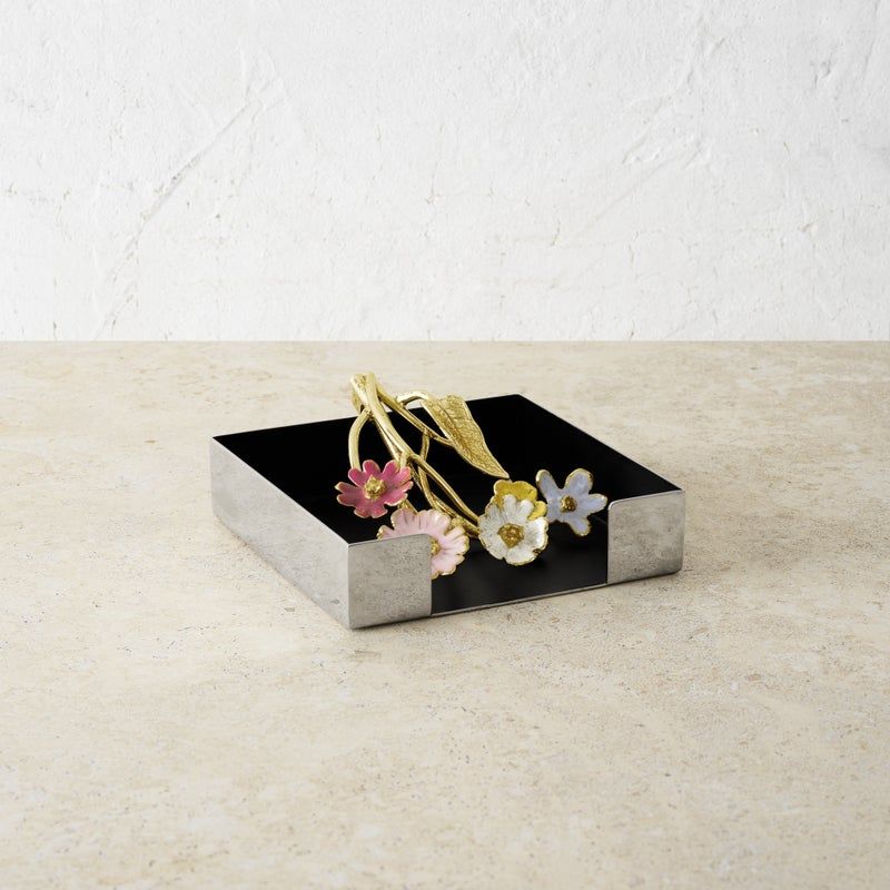 MICHAEL ARAM Wildflowers cocktail napkin holder