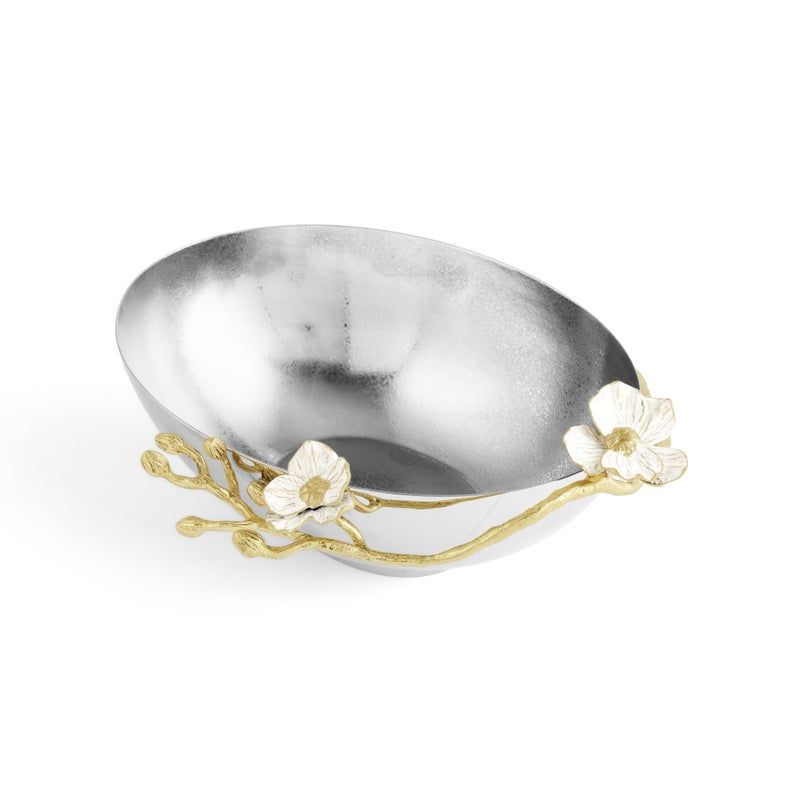 MICHAEL ARAM Orchid low oval medium bowl